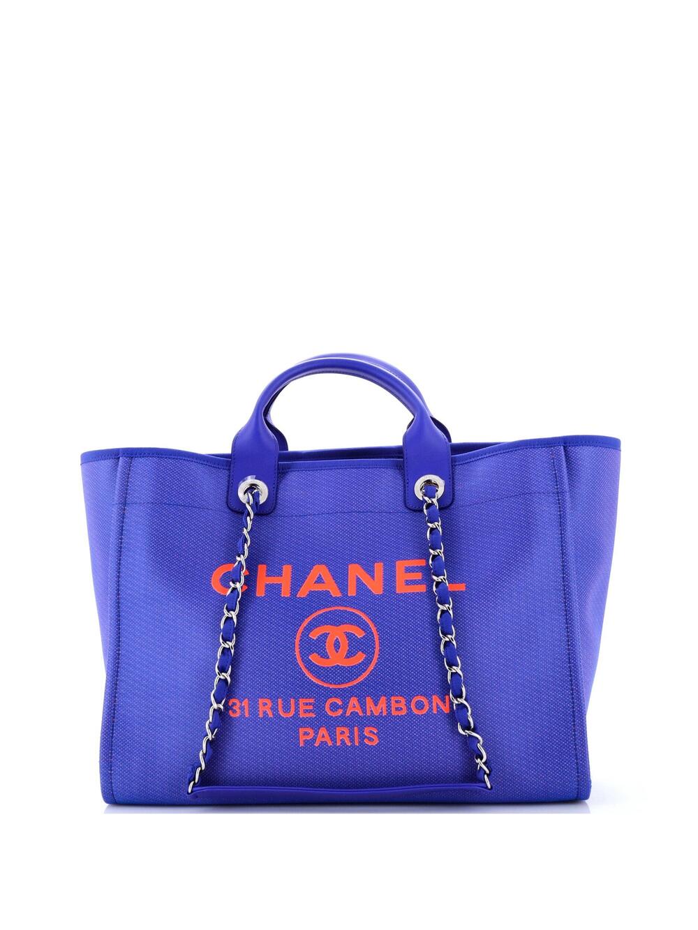 Chanel Deauville Nm Tote Mixed Fibers #371142C39B